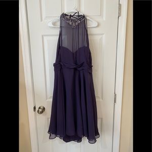 Alfred Angelo Eggplant Bridesmaids Dress 18W
